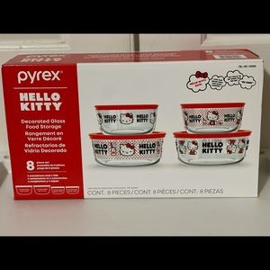 Hello Kitty Pyrex Set